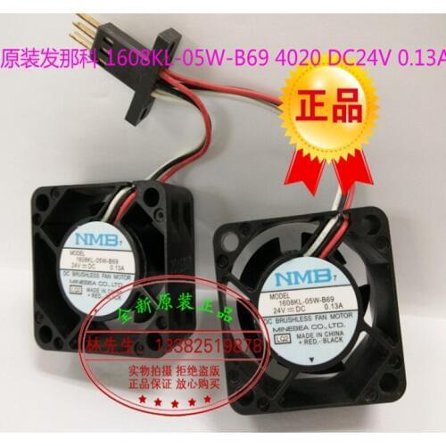 NEW NMB-MAT NMB FOR FANUC 1608KL-05W-B69 DC24V 0.13A 4020 cooling fan