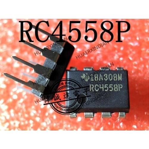 1Pieces new Original RC4558P RC4558 DIP8 In stock real picture