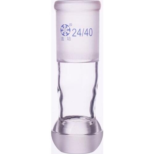 Glass reducing adapter, 35mm O-ring to Standard ground mouth,Glass Joint,Upper grinding 24/40,Lower ball grinding 35/20