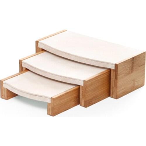 Men and Women PU Leather Pendant Necklace Display Stand Bracelet Ring Earring Jewelry Storage Rack