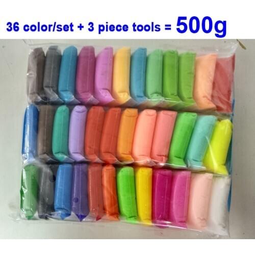 36 Color/Set Polymer Light Clay Slime Fluffy Soft Plasticine Toy Modelling Clay Playdough Slimes Toys DIY Creative Clay Kid Gift