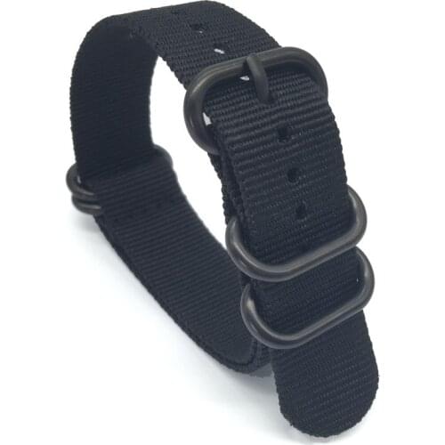 Nylon Watch Band 24mm Luxury Nylon Strap 5 Ring Watch Replacement Band For Garmin Fenix 3 Black/Green 2017 Hot Sale Fashion