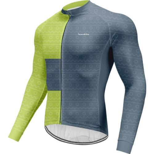 Runchita New Pro team Men Long Sleeve Cycling Jersey Spring autumn Clothes Bike Outdoor Mountain Road Bicycle Clothing Breathabl