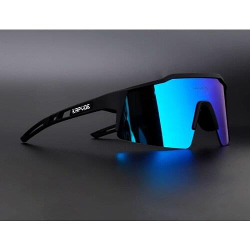 Kapvoe new polarized portable light riding glasses mountain bike outdoor sport bike windproof equipment Sunglasses