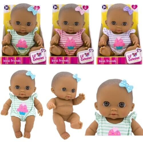 Glass Eye Super adorable face soft vinyl plastic shower doll kids gift