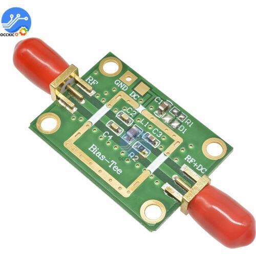 Bias Tee 10MHz-6GHz Frequency for HAM radio RTL SDR LNA Low Noise Amplifier DC 1-50V