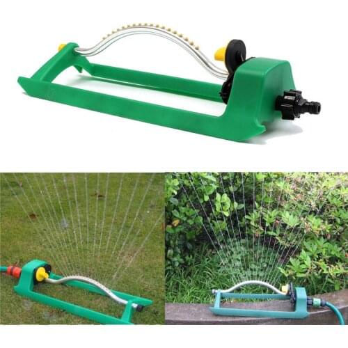 18-hole Rotating Water Sprinkler Lawn Automatic Waterer Oscillatiating Garden Pipe Hose Garden Irrigation Device
