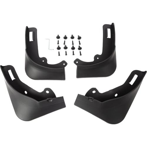 Vxvb For 2021 New Tesla Model y Carbon Fiber ABS Car Accessories Mud Flaps Guard Fender Front Rear Wheel Mudguard splash guards