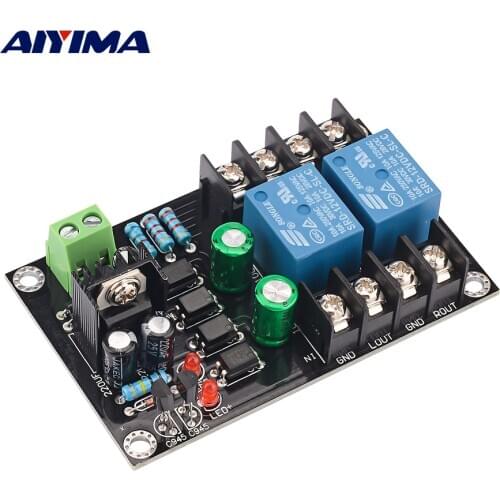 AIYIMA 300WX2 2.0 Audio Speaker Protection Board Delay 2 channels DC12-16V DC Protection board for Class A Digital amplifier DIY