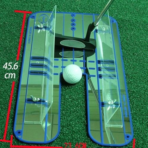 Golf Putting Mirror Portable Golf Training Aid Trainer Practice Supplies