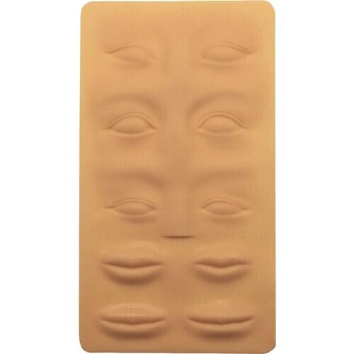 1Pcs Silica gel 3D Practice Skin Eye Lips Cosmetics Fake Skin Eyebrow Tattoo Practice Skin Accessories Beginners