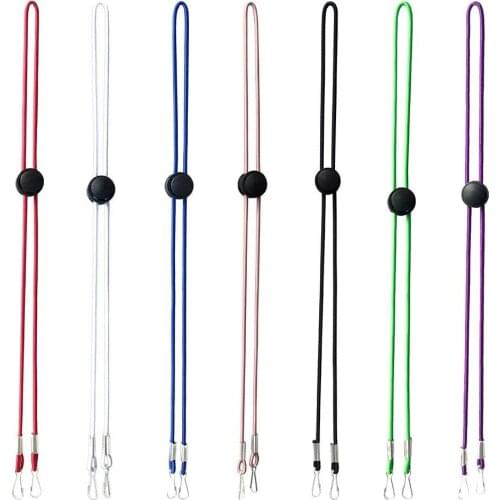 10pcs Adjustable Length Face Masks Lanyard, Convenient Mask Lanyards Holder Around Neck, Sanitary Mask Strap Extenders Mix Color
