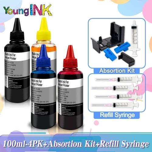 400ml Dye Ink Refill Kit For Canon PG510 CL511 PG 540 545 445 440 CL 541 546 446 441 XL Printer Inkjet Cartridge Tank