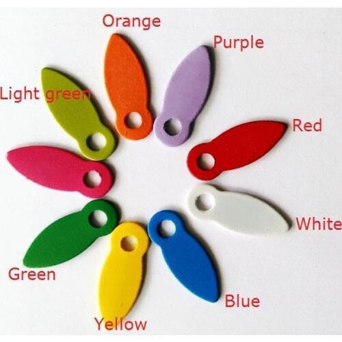 300pcs 6*16.5mm Rotating Buttons Mix color Scrapbooking Latches Brads Locks Anchors Photo Frame Album Paper Embellishment DIY