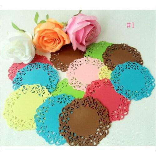 Hot selling 4pcs/lot Silicone Rubber 4 Types round heat insulation anti-skid cup mat Pad bowls mat free shipping