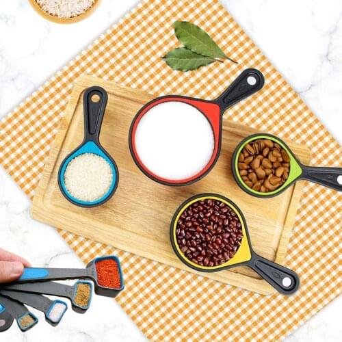 5/10Pcs Kitchen Measuring Spoons Kitchen Accessory Teaspoon Coffee Sugar Scoop Cake Baking Flour Measuring Cups Cooking Tool