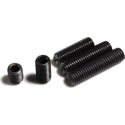 50Pcs Set Screws with Cup Point M2 M2.5 M3 M4 Hex Socket Gub Screws DIN916