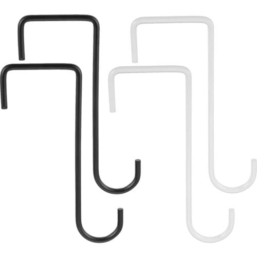 6 inch Fence Patio Hooks Gardening Hook Hangers For Fences Indoor Outdoor Hanging Lights Plant Planters Bird Feeder 8/6/4/2/1 pc