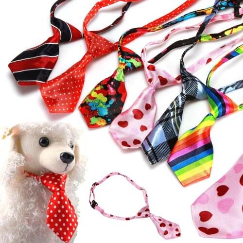 60pcs Pet Dog Neckties Bow ties Handmade Adjustable Pet Dog Ties Festival Neckties Dog Grooming Supplies