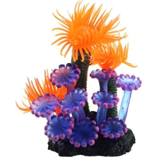 Fish Aquarium Decorations Home Soft Artificial Resin Coral Fish Tank Aquarium Lovely Decoration Eco-friendly Aquarium Decoration