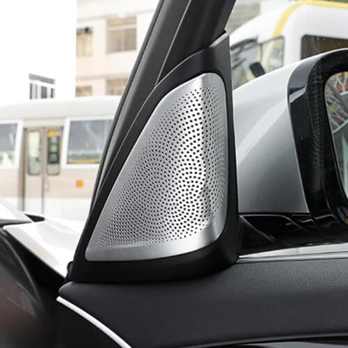 Car Styling Door Stereo Audio Speaker Frame Cover Trim For BMW 5 Series G30 G38 2018 Loudspeaker Decoration Interior Accessories