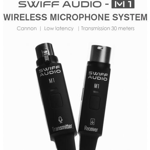 Wireless Microphone System Low Letency 30 Meters Transmission Suit for all dynamic microphone with any cassette interfaces