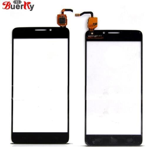 BKparts 5pcs For Alcatel One Touch Idol X OT6040 6040 6040D 6040E 6040A 6040X Touch Screen Front Glass Lens Panel Digitizer