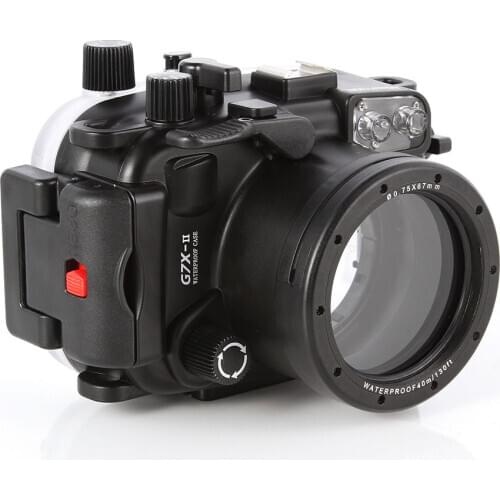 Waterpro Meikon Diving Underwater Housing Diving Case for Canon G7X Mark II WP-DC54 G7X-2
