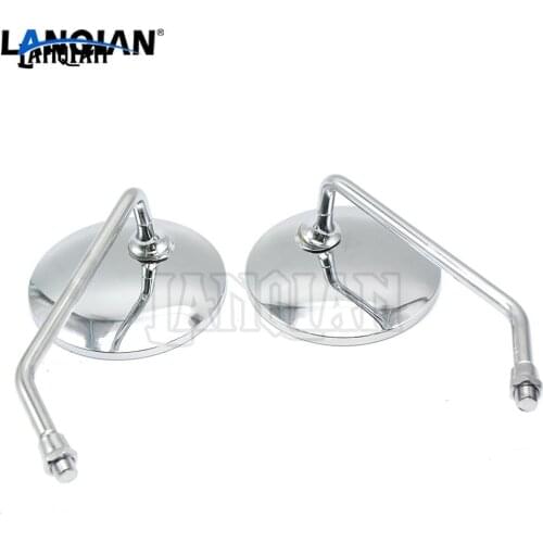 Black custom folding Mirror Side Mirrors motorcycle universal Moto Rearview Mirror For Ducati Suzuki Yamaha Honda Kawasaki BMW