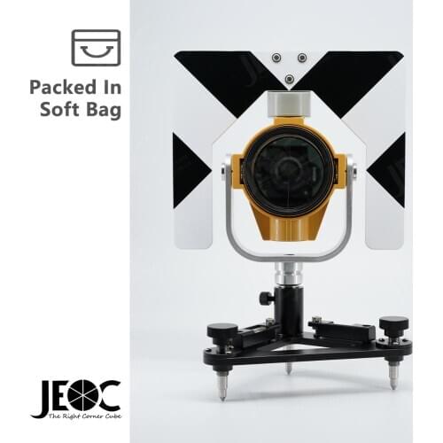 JEOC Prism & Accurate Tribrach Set, Surveying Reflector for Topcon Total Station System