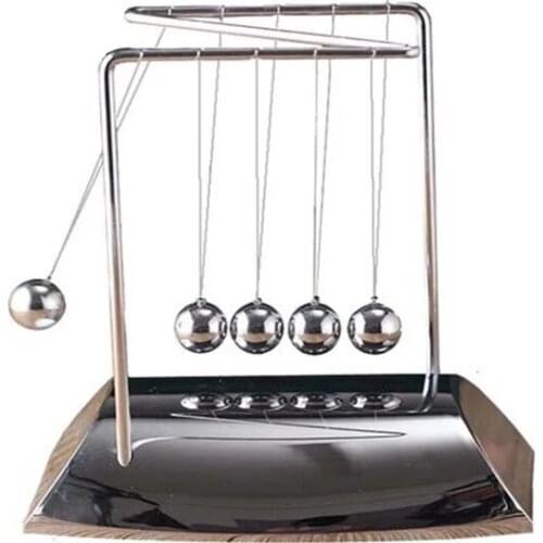 Newton Cradle Balance Steel Balls School Teaching Supplies Physics Science Pendulum Desk Toy Gifts Home Decoration