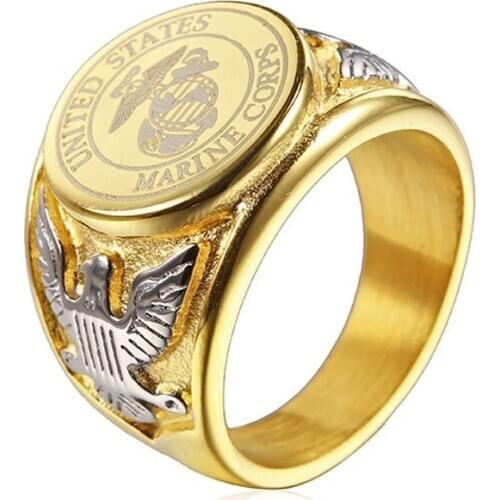 LEADTOP 1974 Silver Rings For Men