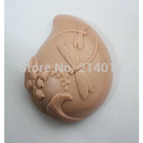 Lily of the dragonfly modelling silicon 3D soap mold Cake decoration mold Cake mold Handmade soap mold