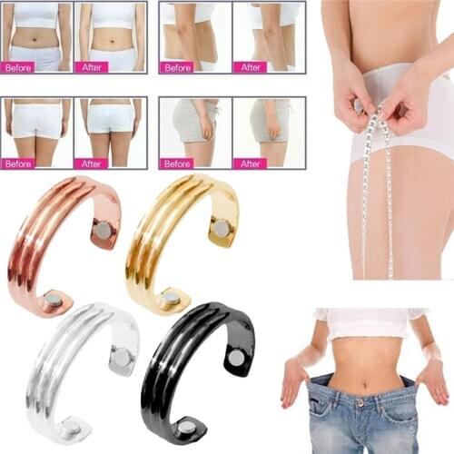 Matte Open Mouth Natural Fat Burning Fashion Micro Magnetic Weight Loss Ring Fat Burning Slimming Finger Ring health acessories