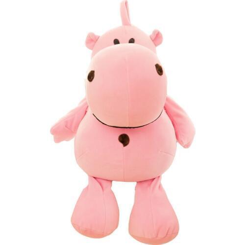 Lovely clumsy stuffed hippo doll & Plush Soft animal Toy home decoration Hangable pillow Doll Children companion