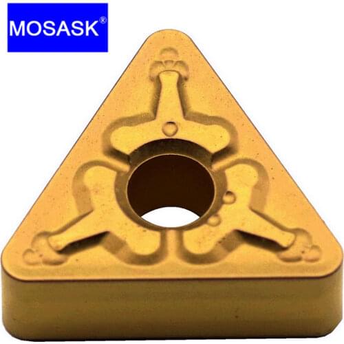 MOSASK 10PCS TNMG 160404 08 12 ZC25 CNC Lathe Turning Tools Machining Tungsten Carbide Cutting Inserts