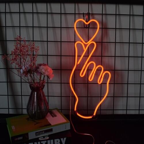 Neon Sign Light Custom Flex Led 3D SHE SAID YES Acrylic Girls Wall Hanging Wall office Home Decoration Ins Neon Top