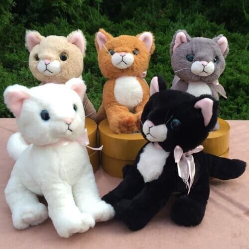 New arrival lovely cat doll about 25cm cat plush toy ,soft pillow home decoration Christmas gift h2952