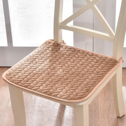Pastoral Style Breathable Chair Cushion Camputer Chair Pad Anti-slip Sofa Stool Seat Cushion For Office Or Student Dormitory
