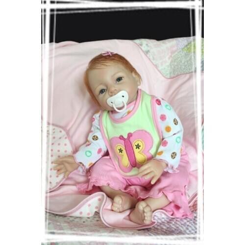 Lifelike soft gentle touch reborn baby doll fashion doll toys for children Adult collection Hobbies gift for girls