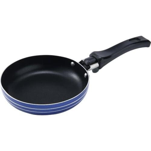 12cm Nonstick Frying Pan Mini Portable Omelette Cooking Pan Seafood Burgers Vegetables Eggs Fry Pan Convenient For Breakfast