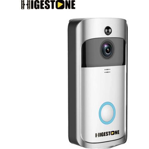 Higestone Smart Video WIFI Doorbell Wireless with built-in 8GB TF card Outdoor ring bell Battery Monitor viewer IR Night Vision