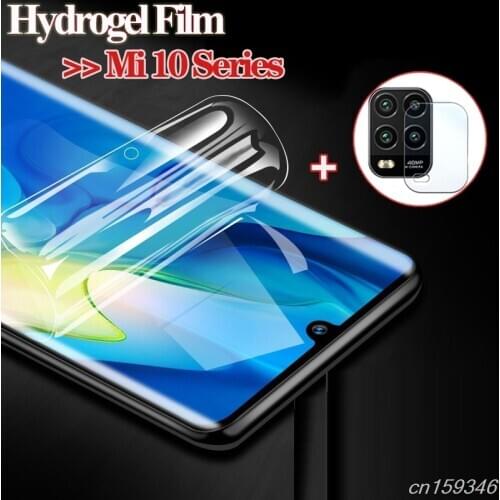 Camera protector xiaomi mi 10 lite ultra hydrogel film for xiomi mi note 10 pro/lite screen protector mi 10 pro protective films