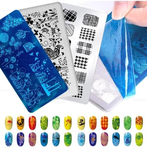 1 Pcs Artist Theme Nail Stamping Plates Stainless Steel Nail Art Stamp Stamping Template DIY Nail Art Image Print Plates