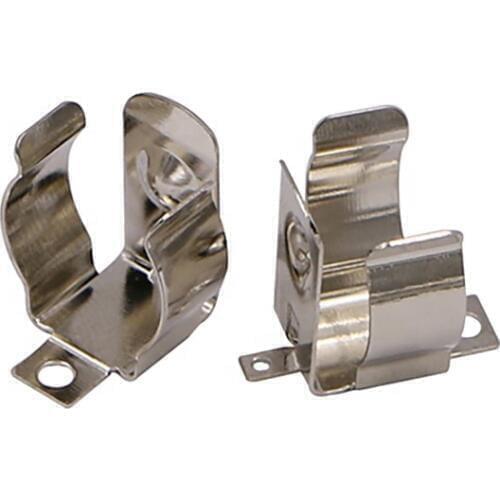 100pcs/lot Nickel Plated Spring Steel Metal Stamping AA 1/2AA CR2 CR123A Battery Clip, AA 1/2AA CR2 CR123A Battery Holder