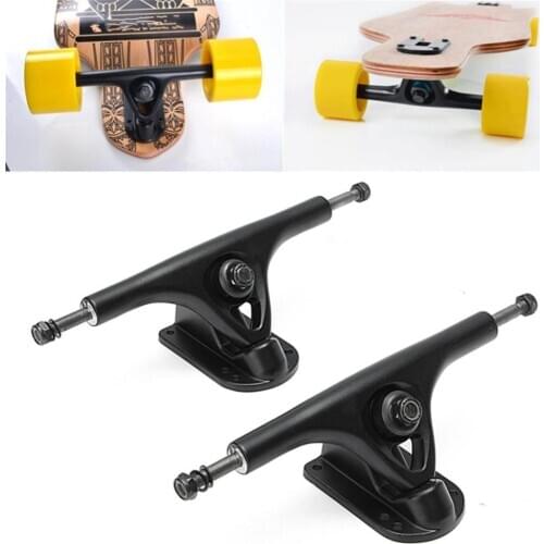 2Pcs Skateboard Trucks Longboard Forged Hollow Cross Trucks Outdoor Cycling
