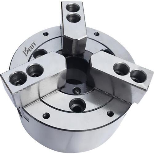 3S-05 / 3P-05 3 Jaws Closed Center Hydraulic Chuck With Soft Jaws