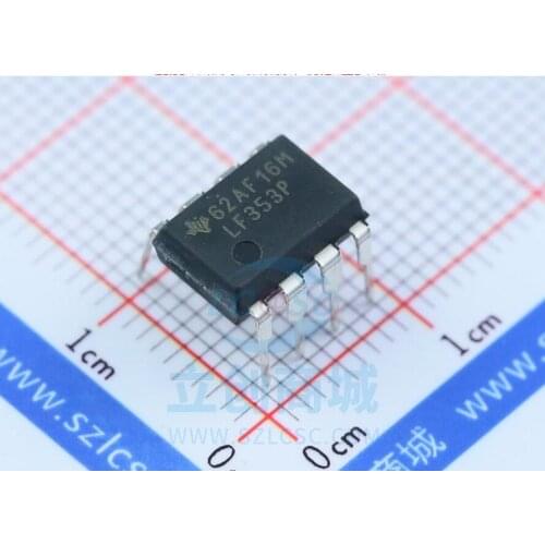 5/PCS Brand New & Original Lf353p Dip8 Direct Plug Jtransistor Power Dual Operational Amplifier