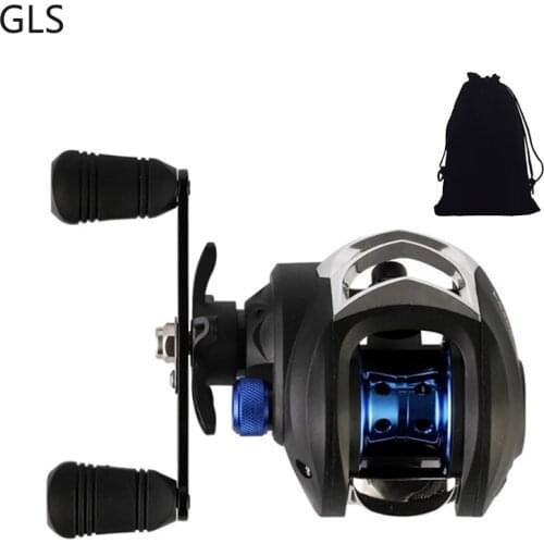 8kg Max Drag Fishing Wheel 7.2:1 Baitcasting Reel 18+1BB Red/Blue/Silver/Gold/Purple Metal Spool Fishing Accessories