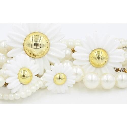 Free Shipping 4Sizes 19/25/31/40mm Craft White/Gold Sunflower/Daisy Resin Flatback,Resin Flower For DIY Decoration